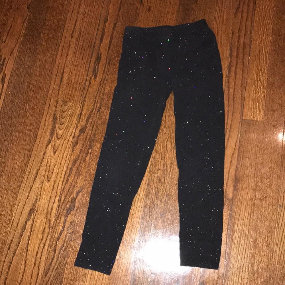 Sparkle black leggings